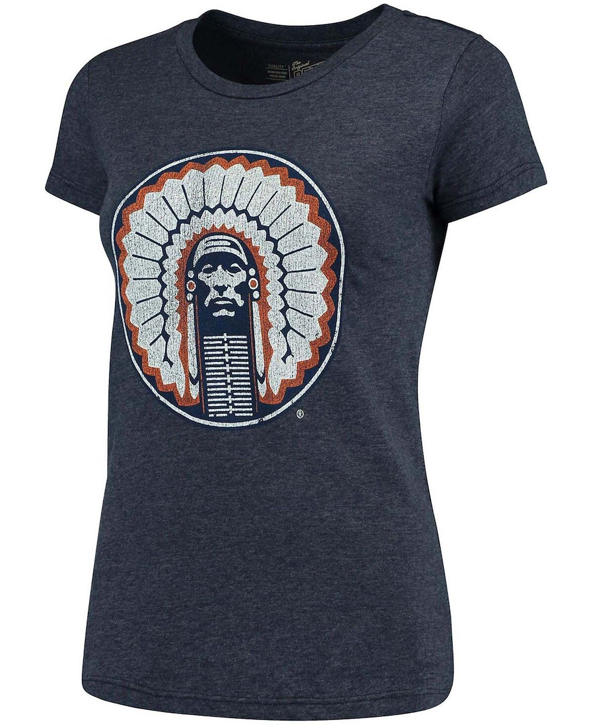 Женская темно-синяя футболка с круглым вырезом Illinois Fighting Illini Tri-Blend с принтом Original Retro Brand
Женская темно-синяя футболка с круглым вырезом Illinois Fighting Illini Tri-Blend с принтом Original Retro Brand