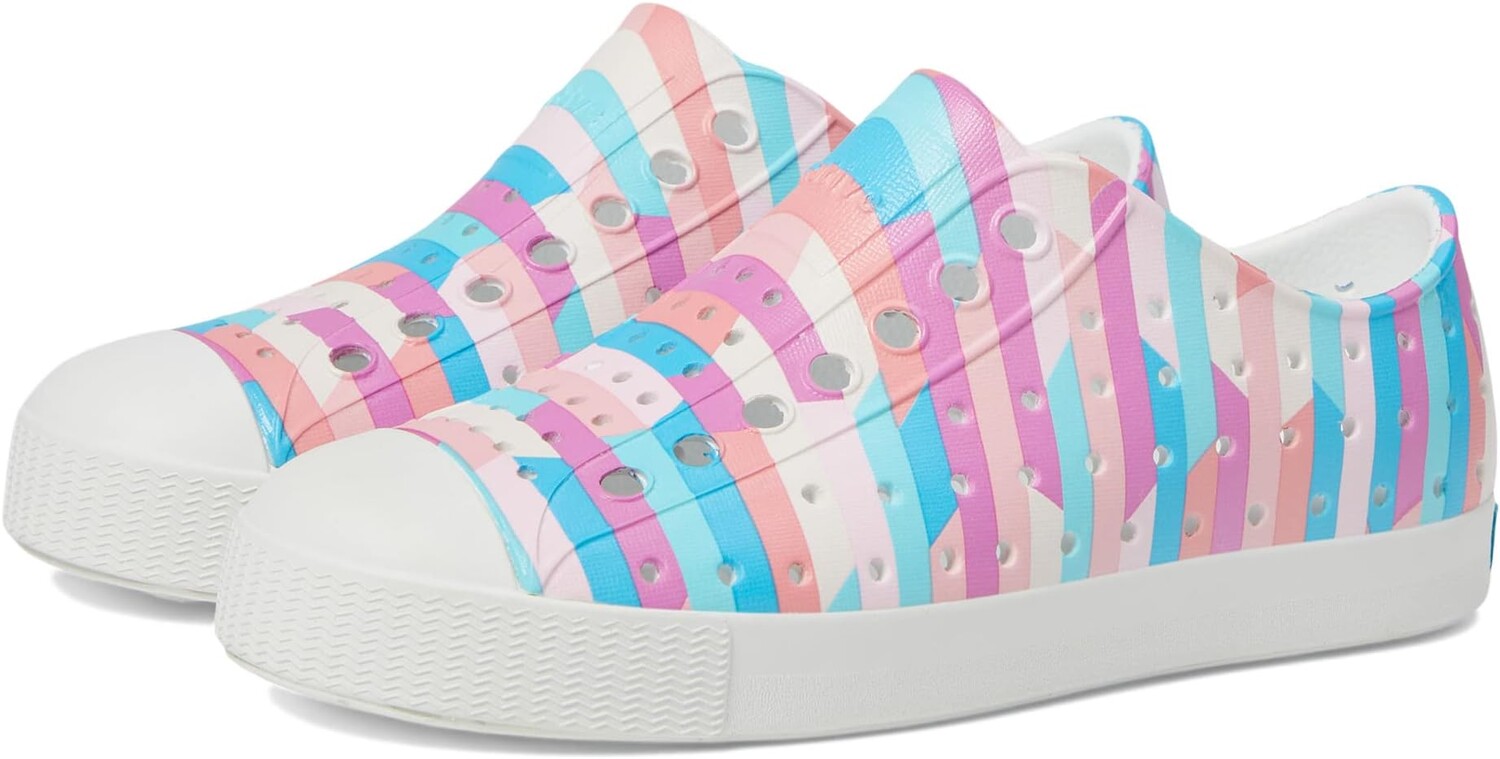 Кроссовки Jefferson Sugarlite Print Native Shoes Kids, цвет Shell White/Shell White/Pastel Multi Stripe 2
Кроссовки Jefferson Sugarlite Print Native Shoes Kids, цвет Shell White/Shell White/Pastel Multi Stripe 2
