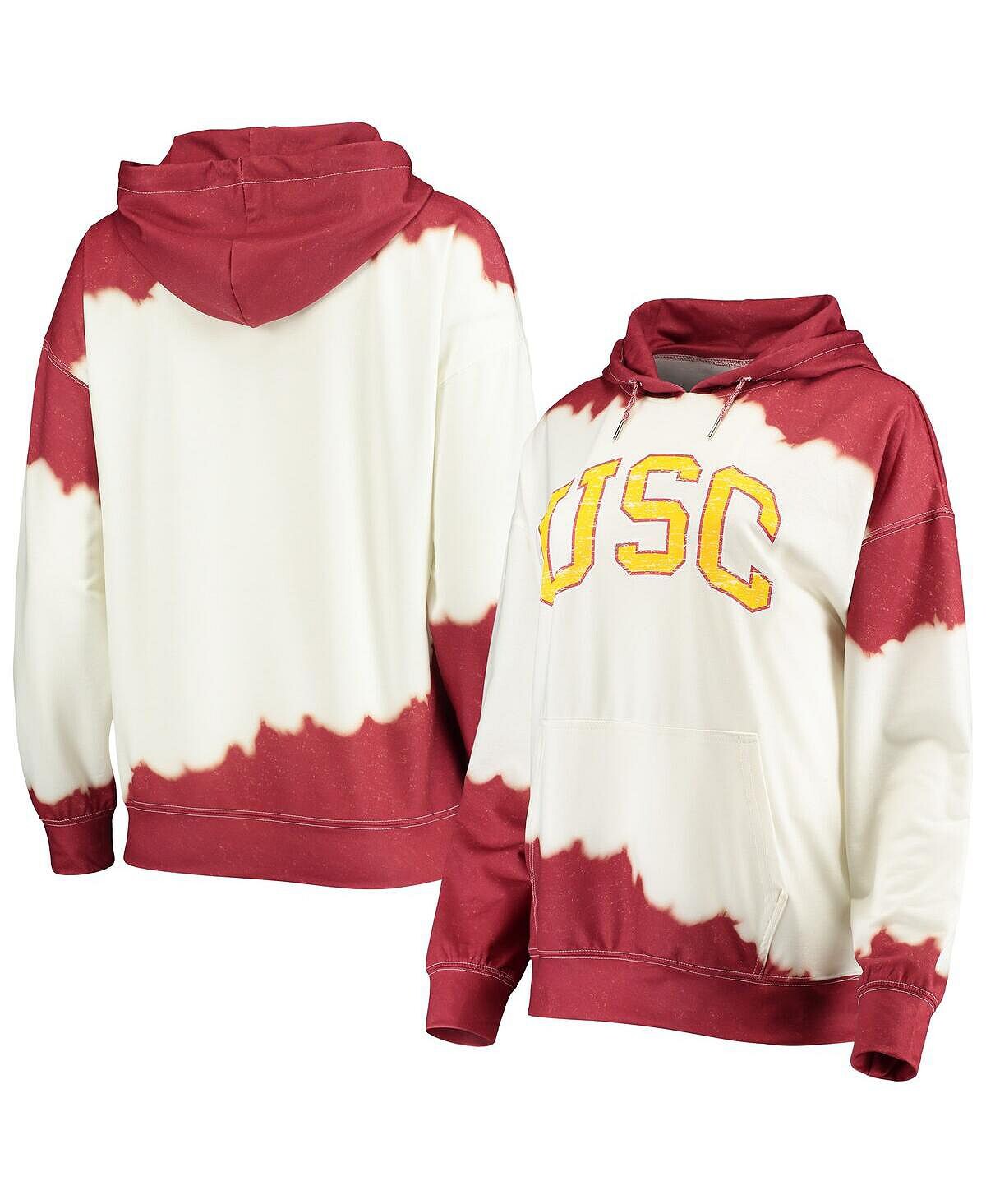 Женский белый пуловер с капюшоном Cardinal USC Trojans For the Fun, окрашенный двойным погружением Gameday Couture
Женский белый пуловер с капюшоном Cardinal USC Trojans For the Fun, окрашенный двойным погружением Gameday Couture