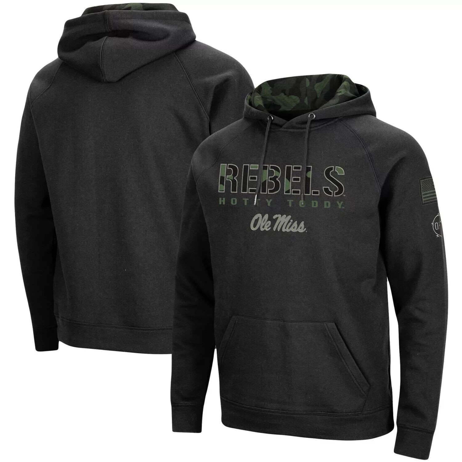 Мужской черный пуловер с капюшоном Ole Miss Rebels OHT Military Appreciation Camo Colosseum
Мужской черный пуловер с капюшоном Ole Miss Rebels OHT Military Appreciation Camo Colosseum