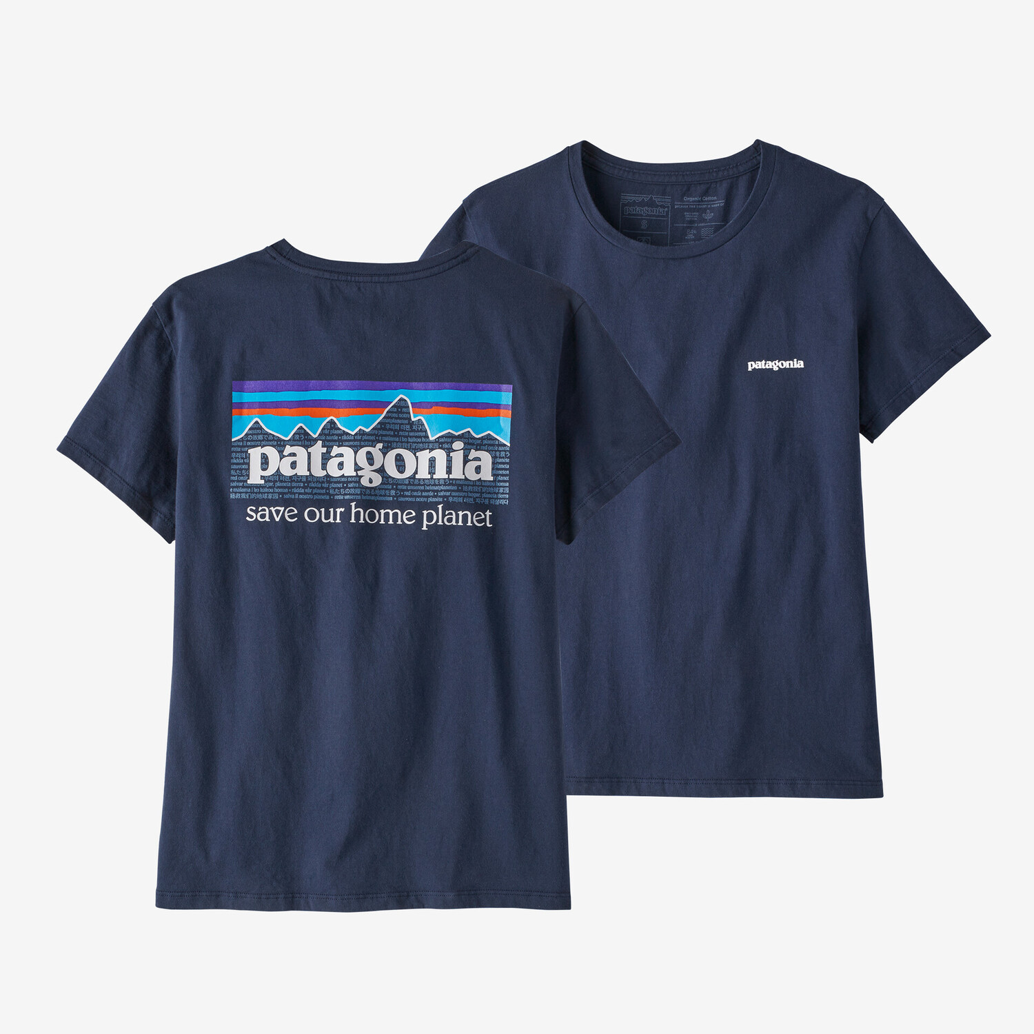 Женская футболка P-6 Mission из органического материала Patagonia, новый темно-синий
Женская футболка P-6 Mission из органического материала Patagonia, новый темно-синий