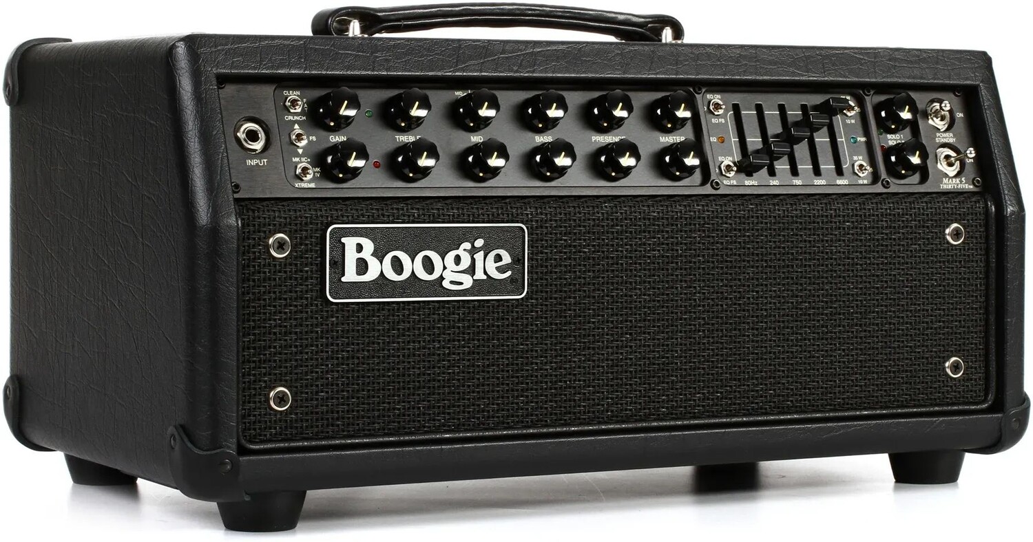 Mesa/Boogie Mark Five:35 — ламповая головка мощностью 35/25/10 Вт — Black Taurus
Mesa/Boogie Mark Five:35 — ламповая головка мощностью 35/25/10 Вт — Black Taurus