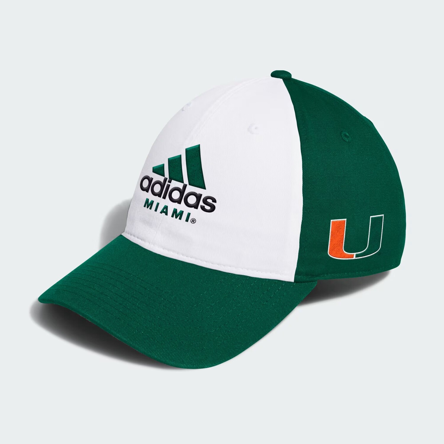 Регулируемая кепка Miami Hurricanes с напуском Adidas, цвет White/Dark Green/Multi/Ncaa-Mia
Регулируемая кепка Miami Hurricanes с напуском Adidas, цвет White/Dark Green/Multi/Ncaa-Mia