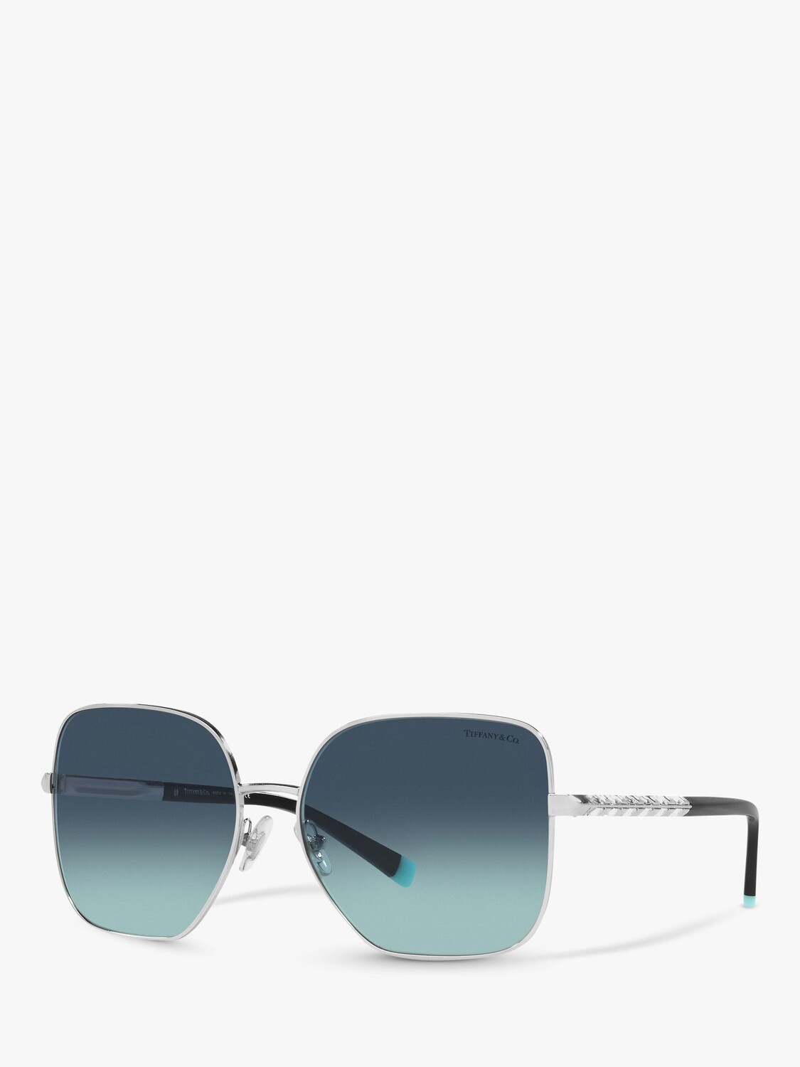 Женские квадратные солнцезащитные очки Tiffany & Co TF3078, серебристо-синий с градиентом
Женские квадратные солнцезащитные очки Tiffany & Co TF3078, серебристо-синий с градиентом
