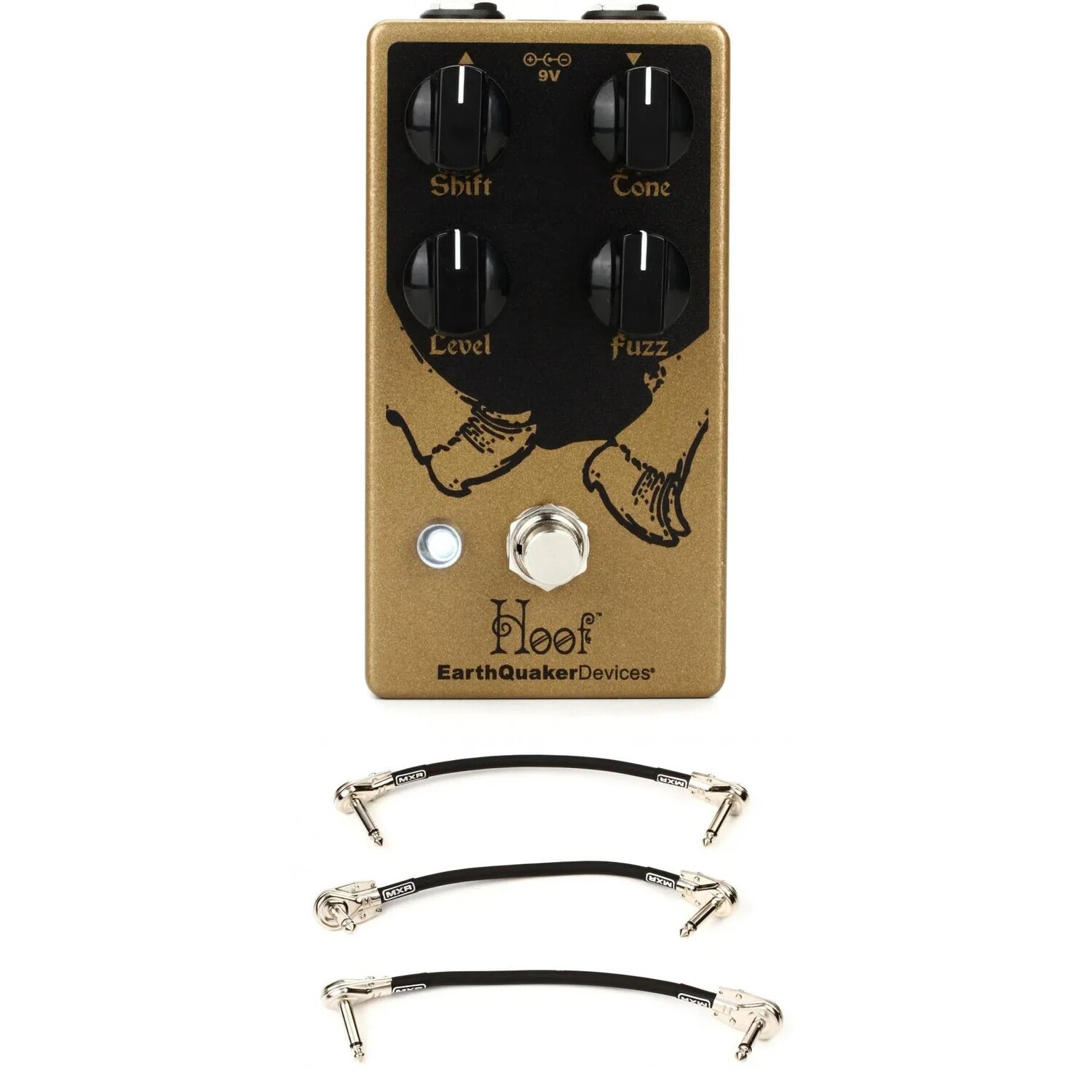 EarthQuaker Devices Hoof V2 Германиевая/кремниевая педаль Fuzz с 3 соединительными кабелями
EarthQuaker Devices Hoof V2 Германиевая/кремниевая педаль Fuzz с 3 соединительными кабелями