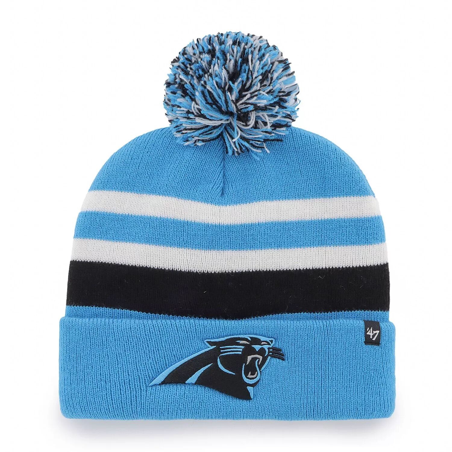 Мужская вязаная шапка с манжетами и помпоном '47 Blue Carolina Panthers State Line 47 Brand
Мужская вязаная шапка с манжетами и помпоном '47 Blue Carolina Panthers State Line 47 Brand