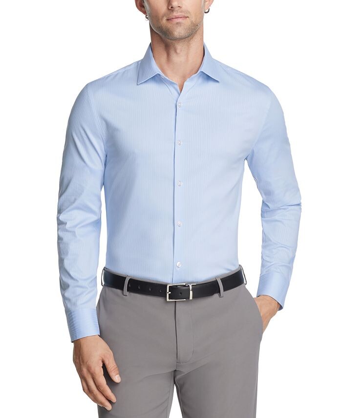 Мужская классическая рубашка узкого кроя Techni-Cole Flex Stretch Kenneth Cole Reaction, цвет Cloud Blue
Мужская классическая рубашка узкого кроя Techni-Cole Flex Stretch Kenneth Cole Reaction, цвет Cloud Blue