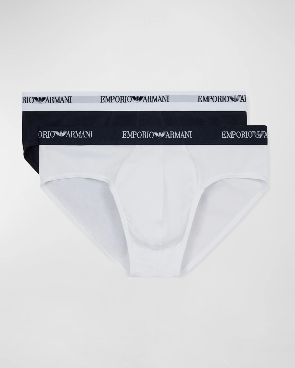 Мужские трусы из эластичного хлопка (2 пары) Emporio Armani, цвет White And Marine
Мужские трусы из эластичного хлопка (2 пары) Emporio Armani, цвет White And Marine