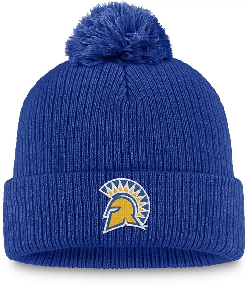 Синяя вязаная шапка с манжетами и помпонами Top of the World San Jose State Spartans
Синяя вязаная шапка с манжетами и помпонами Top of the World San Jose State Spartans