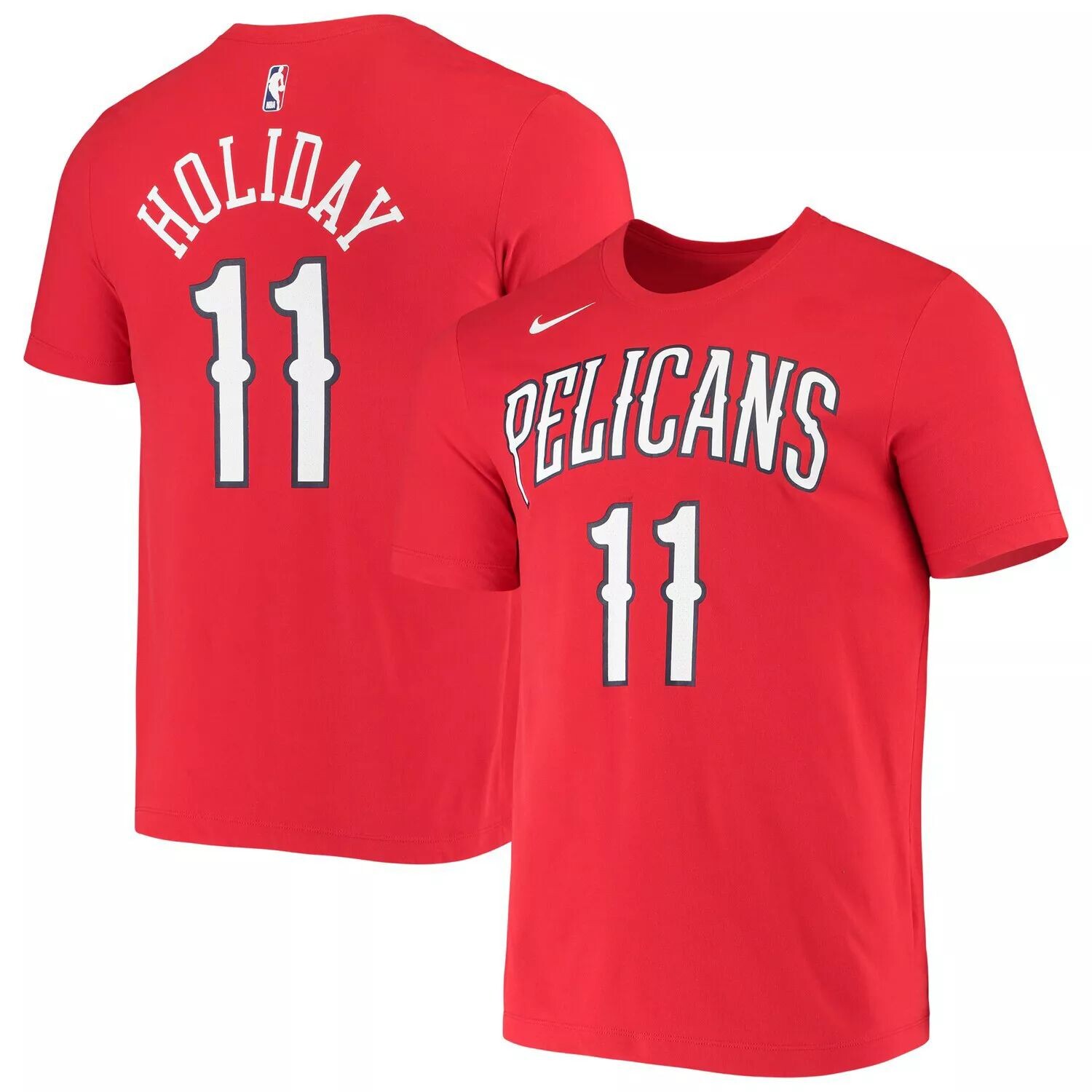 Мужская красная футболка Jrue Holiday New Orleans Pelicans с именем и номером Nike
Мужская красная футболка Jrue Holiday New Orleans Pelicans с именем и номером Nike