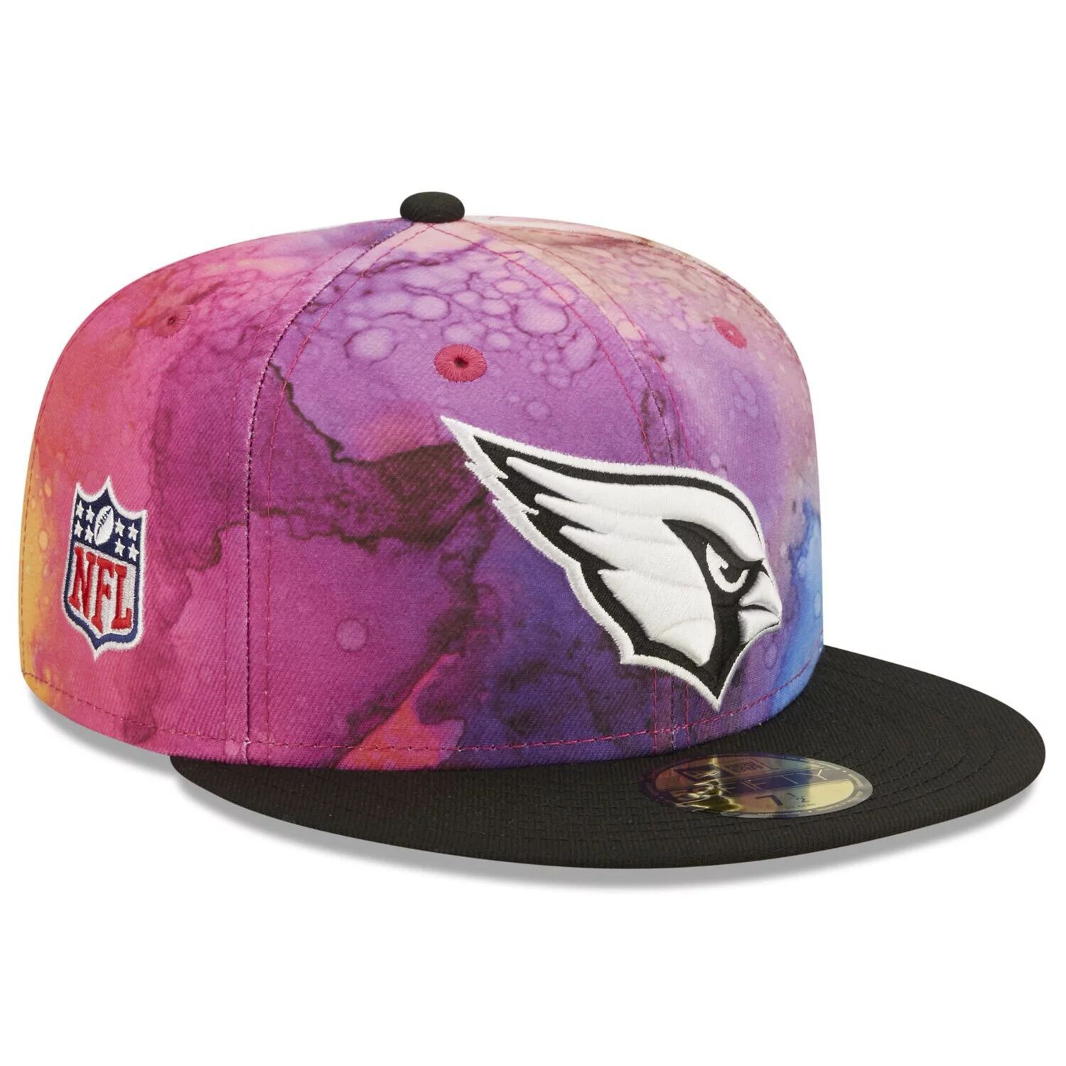 Мужская облегающая шляпа New Era Pink/Black Arizona Cardinals 2022 NFL Crucial Catch 59FIFTY
Мужская облегающая шляпа New Era Pink/Black Arizona Cardinals 2022 NFL Crucial Catch 59FIFTY