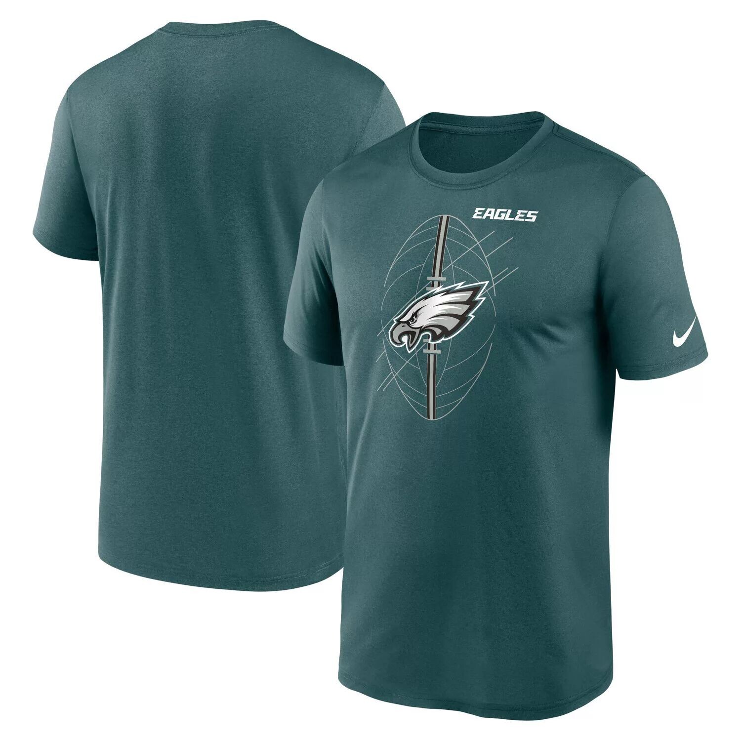 Мужская полуночная зеленая футболка Philadelphia Eagles Legend Icon Performance Nike, Зеленый
Мужская полуночная зеленая футболка Philadelphia Eagles Legend Icon Performance Nike, Зеленый