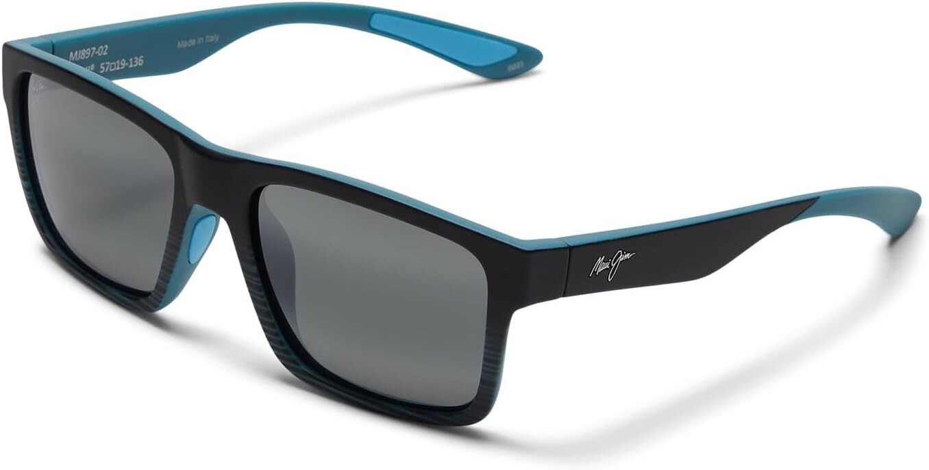 Солнцезащитные очки The Flats Maui Jim, цвет Black/Teal Stripes/Neutral Grey Polarized
Солнцезащитные очки The Flats Maui Jim, цвет Black/Teal Stripes/Neutral Grey Polarized