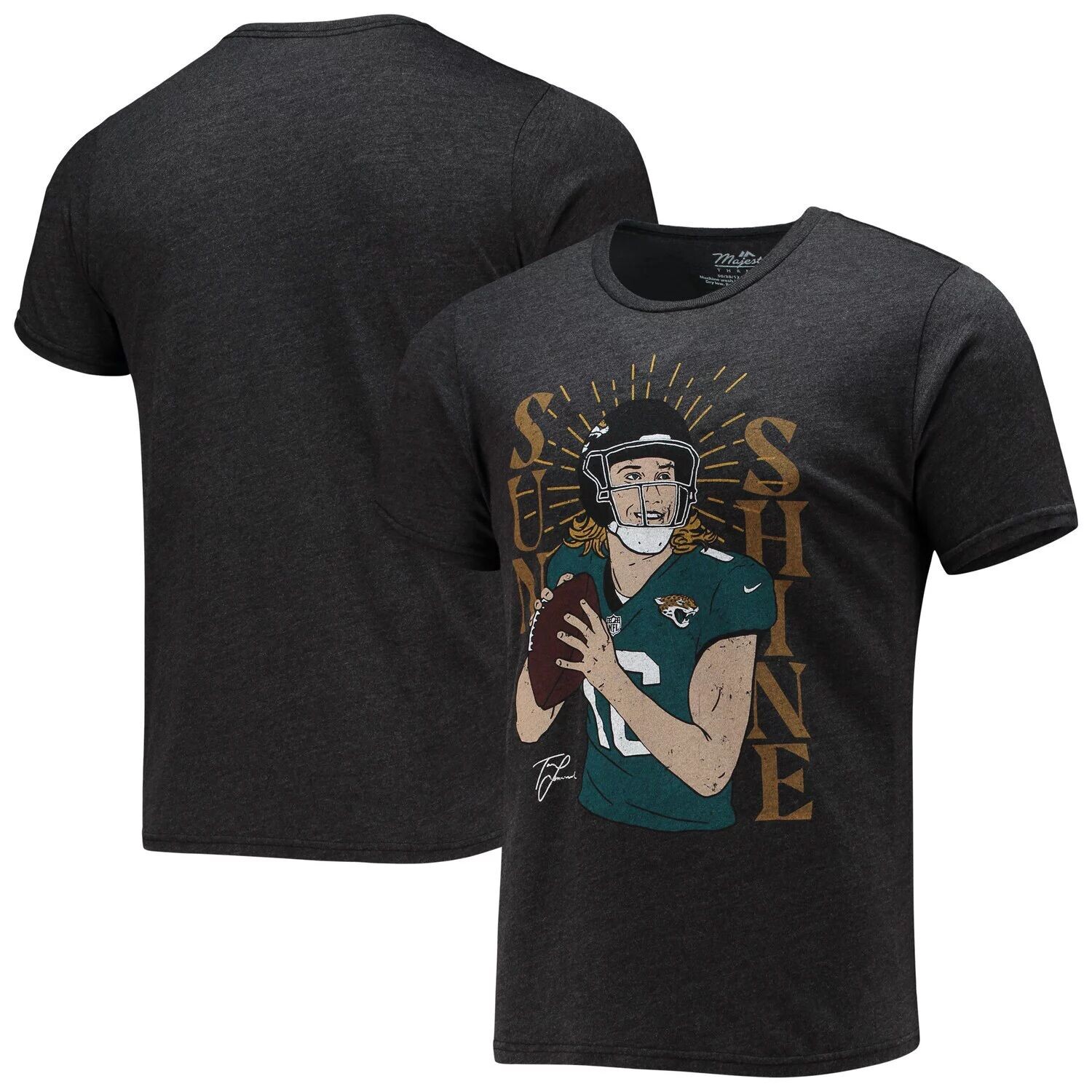 Мужская футболка Trevor Lawrence Black Jacksonville Jaguars Tri-Blend Sunshine Player Majestic
Мужская футболка Trevor Lawrence Black Jacksonville Jaguars Tri-Blend Sunshine Player Majestic
