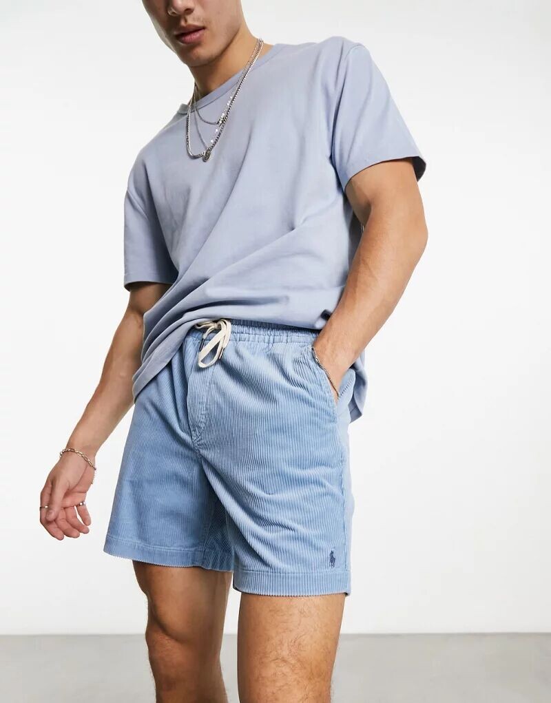 Голубые вельветовые шорты чинос Polo Ralph Lauren Prepster классического кроя оверсайз с плоской передней частью
Голубые вельветовые шорты чинос Polo Ralph Lauren Prepster классического кроя оверсайз с плоской передней частью