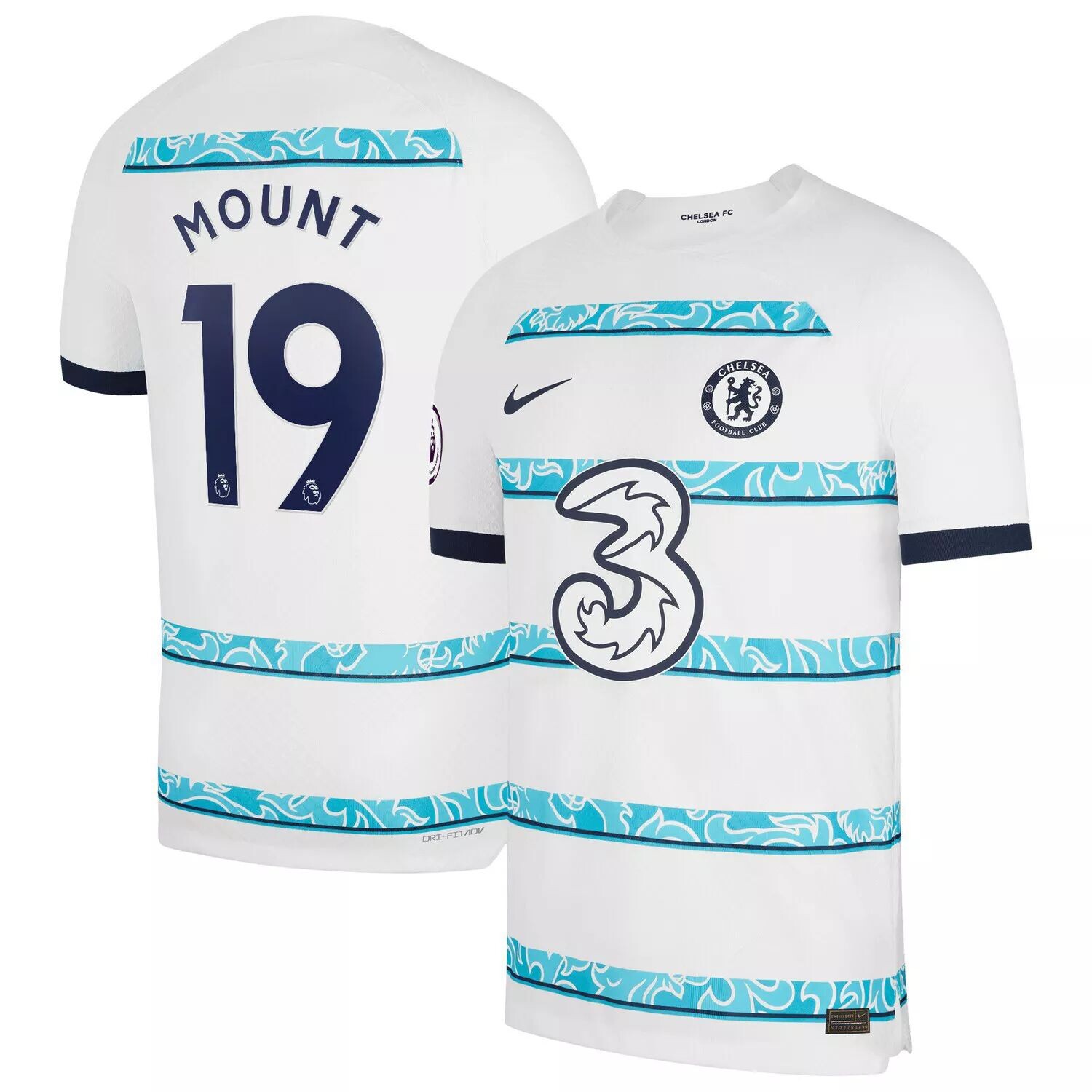 Мужская выездная футболка Mason Mount White Chelsea 2022/23 Vapor Match Authentic Player Nike
Мужская выездная футболка Mason Mount White Chelsea 2022/23 Vapor Match Authentic Player Nike