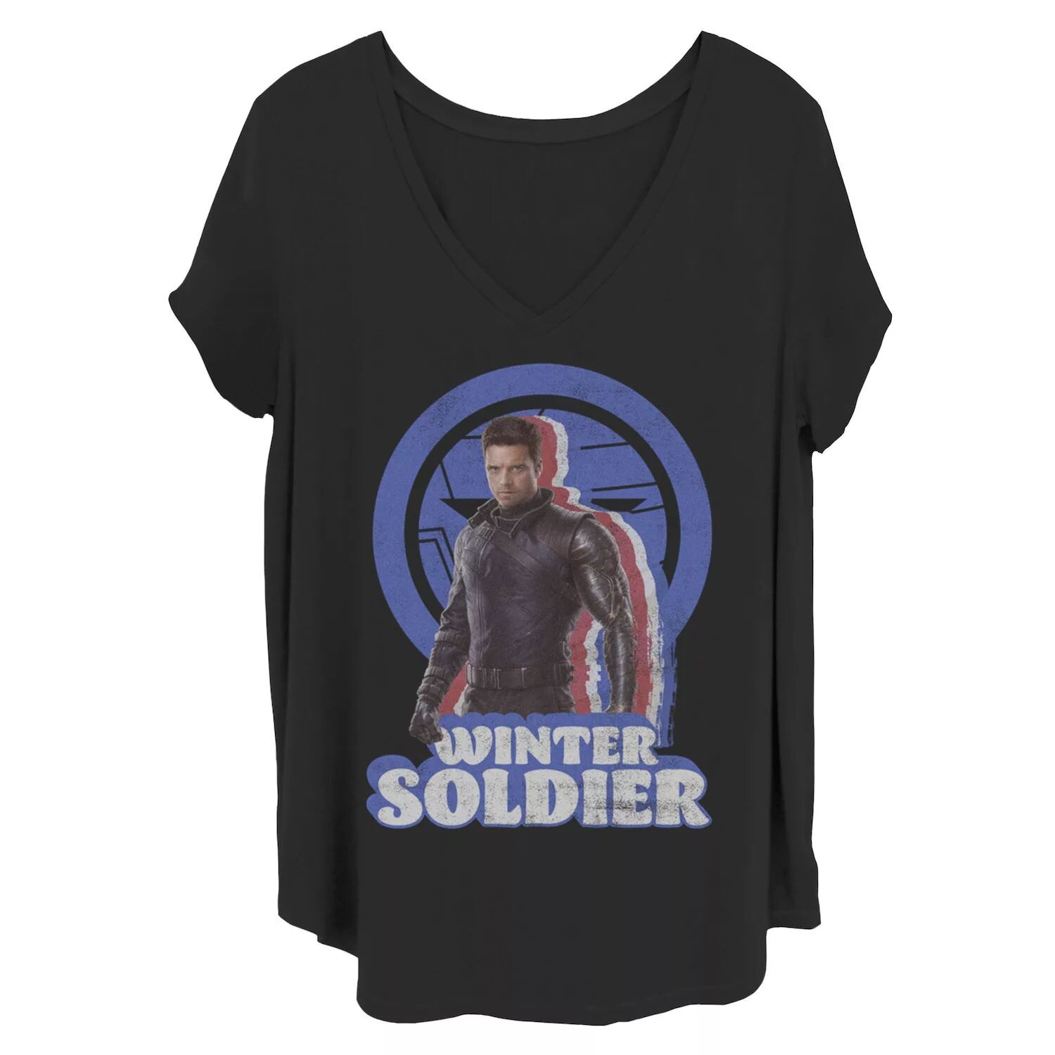 Потертая футболка Bucky для юниоров больших размеров Marvel «Сокол и Зимний солдат» Licensed Character, черный
Потертая футболка Bucky для юниоров больших размеров Marvel «Сокол и Зимний солдат» Licensed Character, черный
