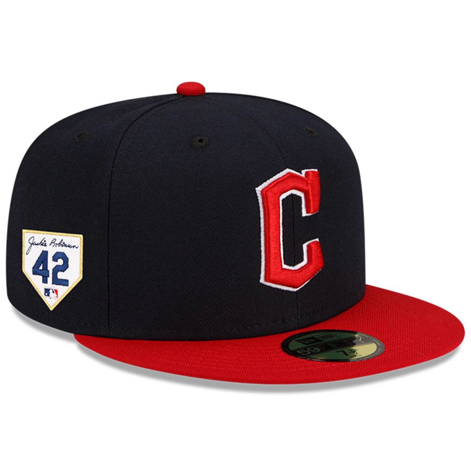 Мужская облегающая шляпа New Era Navy/Red Cleveland Guardians 2023 Jackie Robinson Day 59FIFTY
Мужская облегающая шляпа New Era Navy/Red Cleveland Guardians 2023 Jackie Robinson Day 59FIFTY