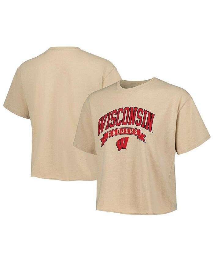 Женская светло-коричневая укороченная футболка Wisconsin Badgers Banner Clothesline League Collegiate Wear, тан/бежевый
Женская светло-коричневая укороченная футболка Wisconsin Badgers Banner Clothesline League Collegiate Wear, тан/бежевый