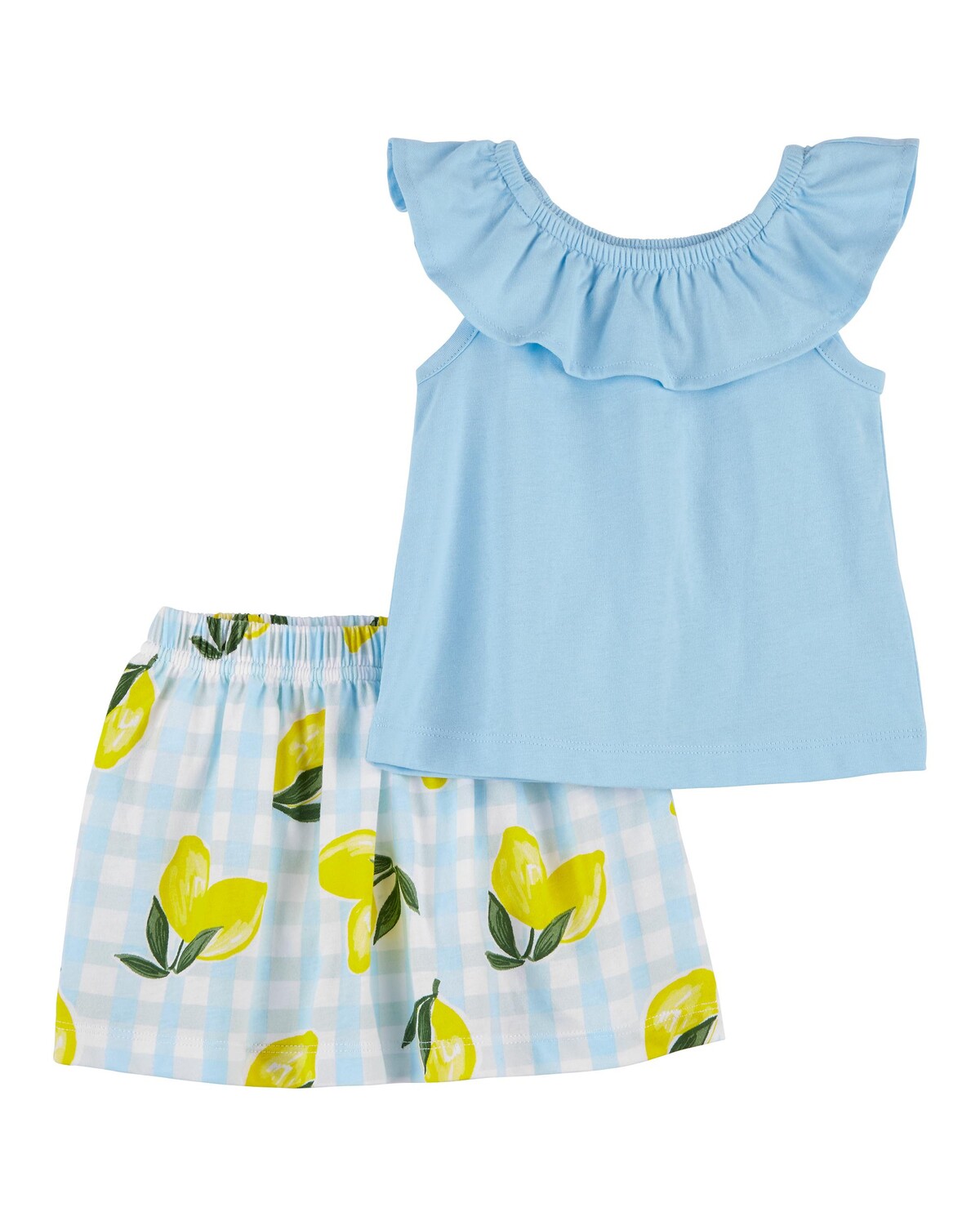 Детский комплект из 2-х частей Flutter Top и Lemon Skort Carter's, синий/желтый
Детский комплект из 2-х частей Flutter Top и Lemon Skort Carter's, синий/желтый