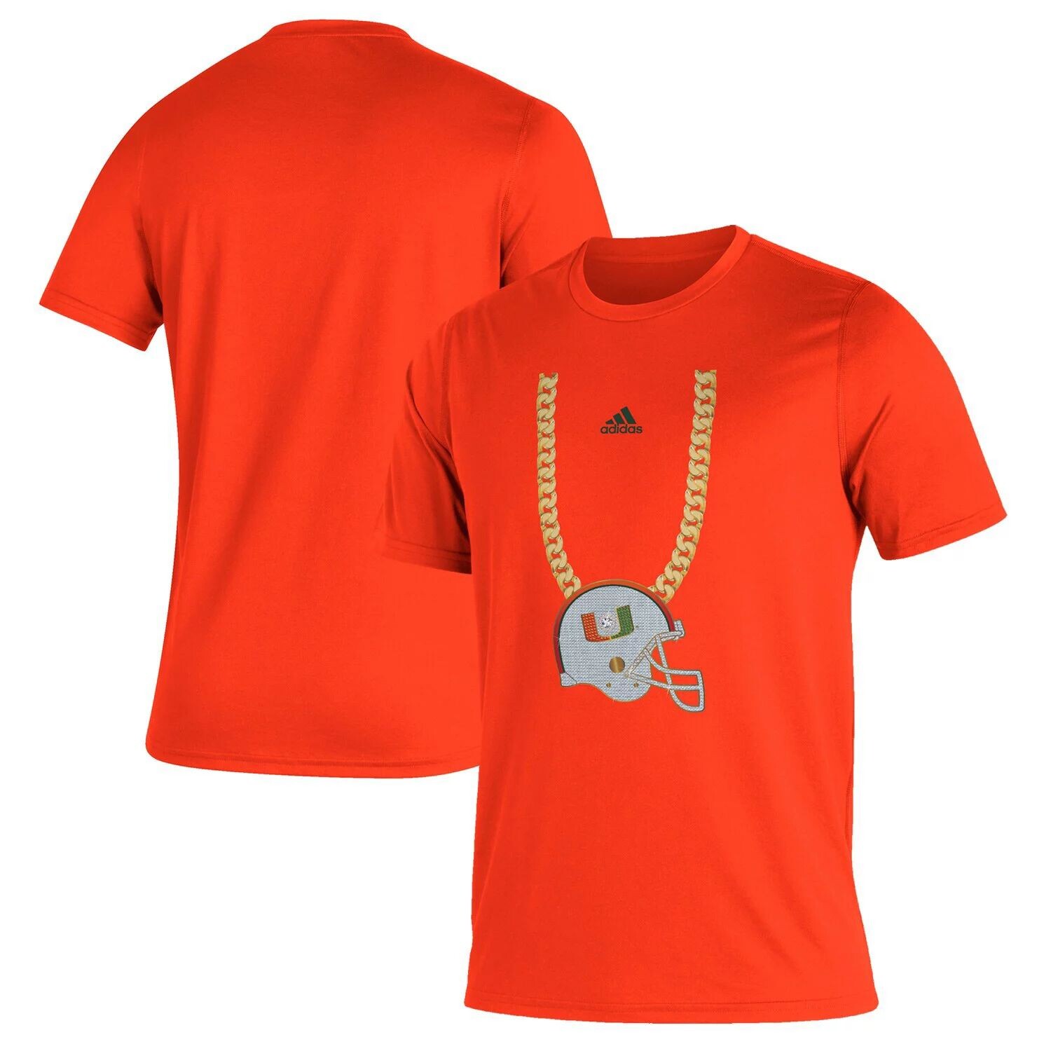 Мужская оранжевая футболка Miami Hurricanes Turnover Chain Creator adidas, Оранжевый
Мужская оранжевая футболка Miami Hurricanes Turnover Chain Creator adidas, Оранжевый
