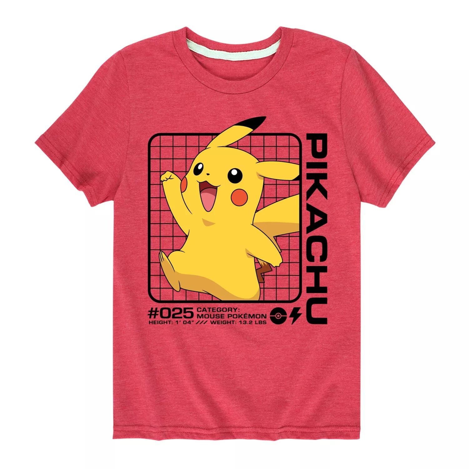 Футболка с графикой Pokemon Pikachu Stats для мальчиков 8–20 лет Licensed Character, красный
Футболка с графикой Pokemon Pikachu Stats для мальчиков 8–20 лет Licensed Character, красный