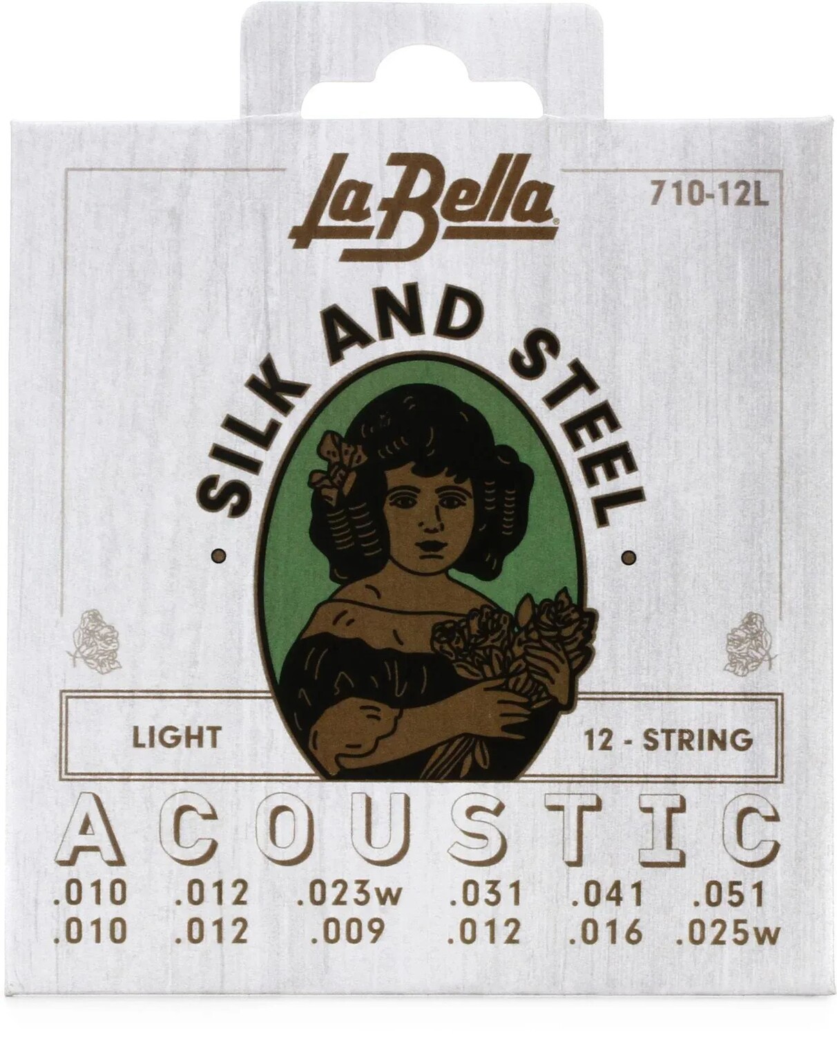 Струны для акустической гитары La Bella 710-12L из шелка и стали — .010-.051, легкие, 12-струнные
Струны для акустической гитары La Bella 710-12L из шелка и стали — .010-.051, легкие, 12-струнные