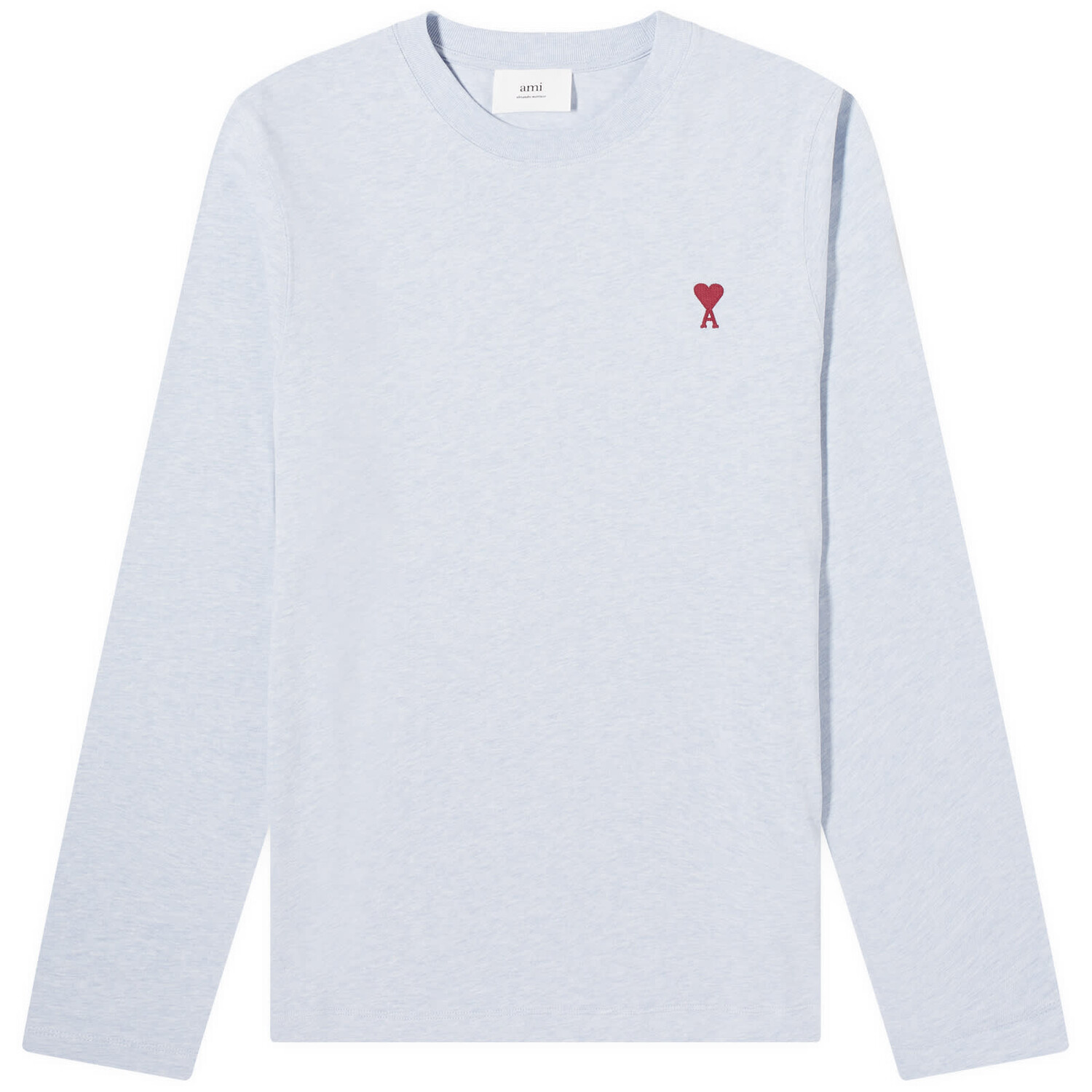 Лонгслив Ami Paris Long Sleeve Small A Heart T-Shirt, цвет Heather Cashmere Blue
Лонгслив Ami Paris Long Sleeve Small A Heart T-Shirt, цвет Heather Cashmere Blue