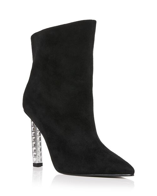 Женские ботильоны Perin на высоком каблуке с острым носком AQUA, цвет Black
Женские ботильоны Perin на высоком каблуке с острым носком AQUA, цвет Black