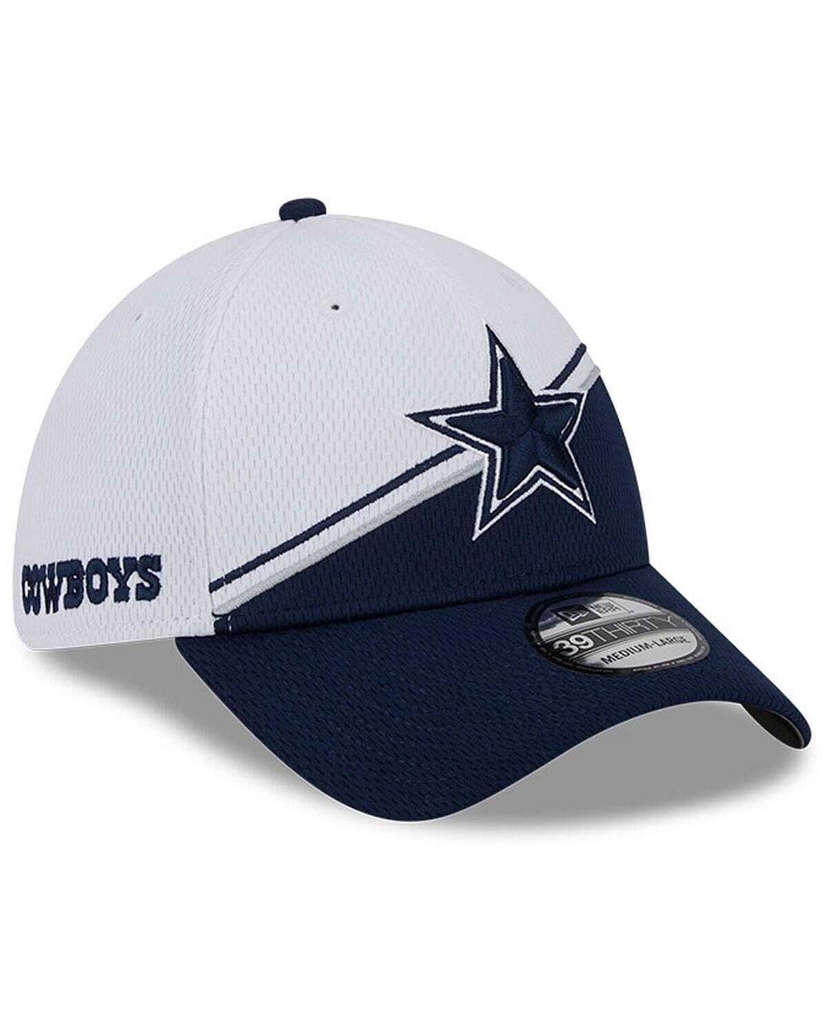 Мужская белая, темно-синяя гибкая кепка Dallas Cowboys 2023 NFL Sideline 39THIRTY New Era
Мужская белая, темно-синяя гибкая кепка Dallas Cowboys 2023 NFL Sideline 39THIRTY New Era