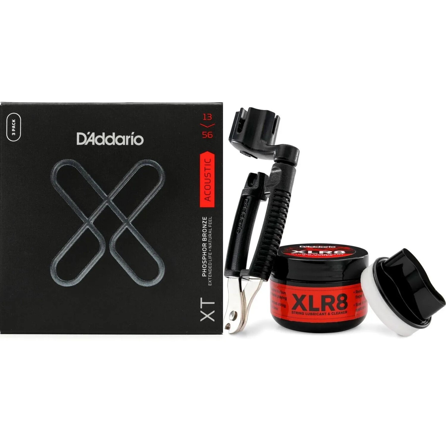 Струны D'Addario XTAPB1356 XT для акустической гитары из фосфористой бронзы — .013-.056, средний размер (3 шт.), набор для ухода
Струны D'Addario XTAPB1356 XT для акустической гитары из фосфористой бронзы — .013-.056, средний размер (3 шт.), набор для ухода