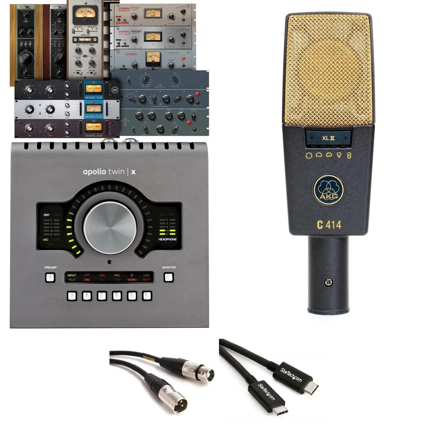 Комплект записей вокала Universal Audio C414 XLII и Apollo Twin X DUO Heritage Edition
Комплект записей вокала Universal Audio C414 XLII и Apollo Twin X DUO Heritage Edition