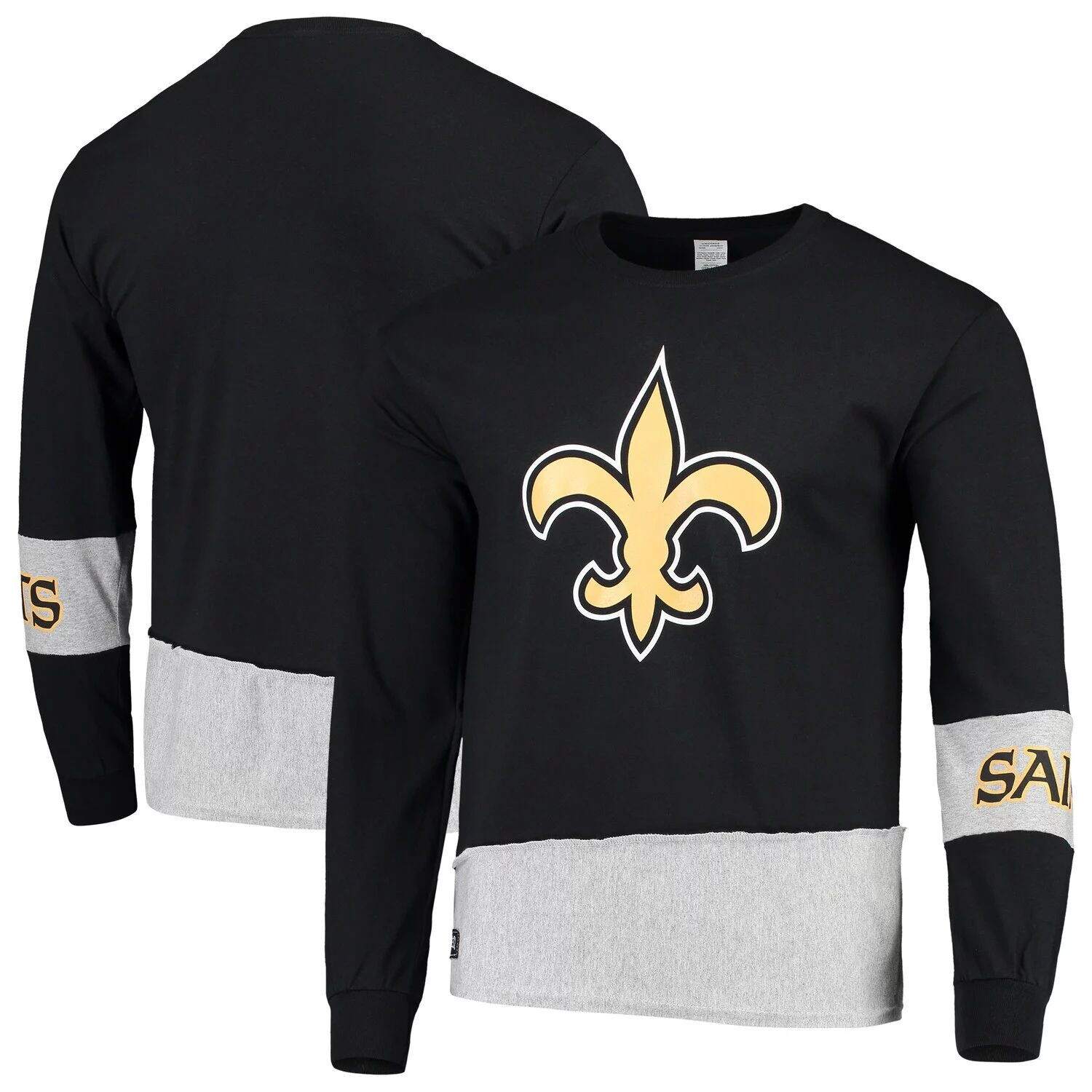 Мужская футболка Refried Apparel черного/серого цвета New Orleans Saints из экологически чистого материала с длинными рукавами, Черный
Мужская футболка Refried Apparel черного/серого цвета New Orleans Saints из экологически чистого материала с длинными рукавами, Черный