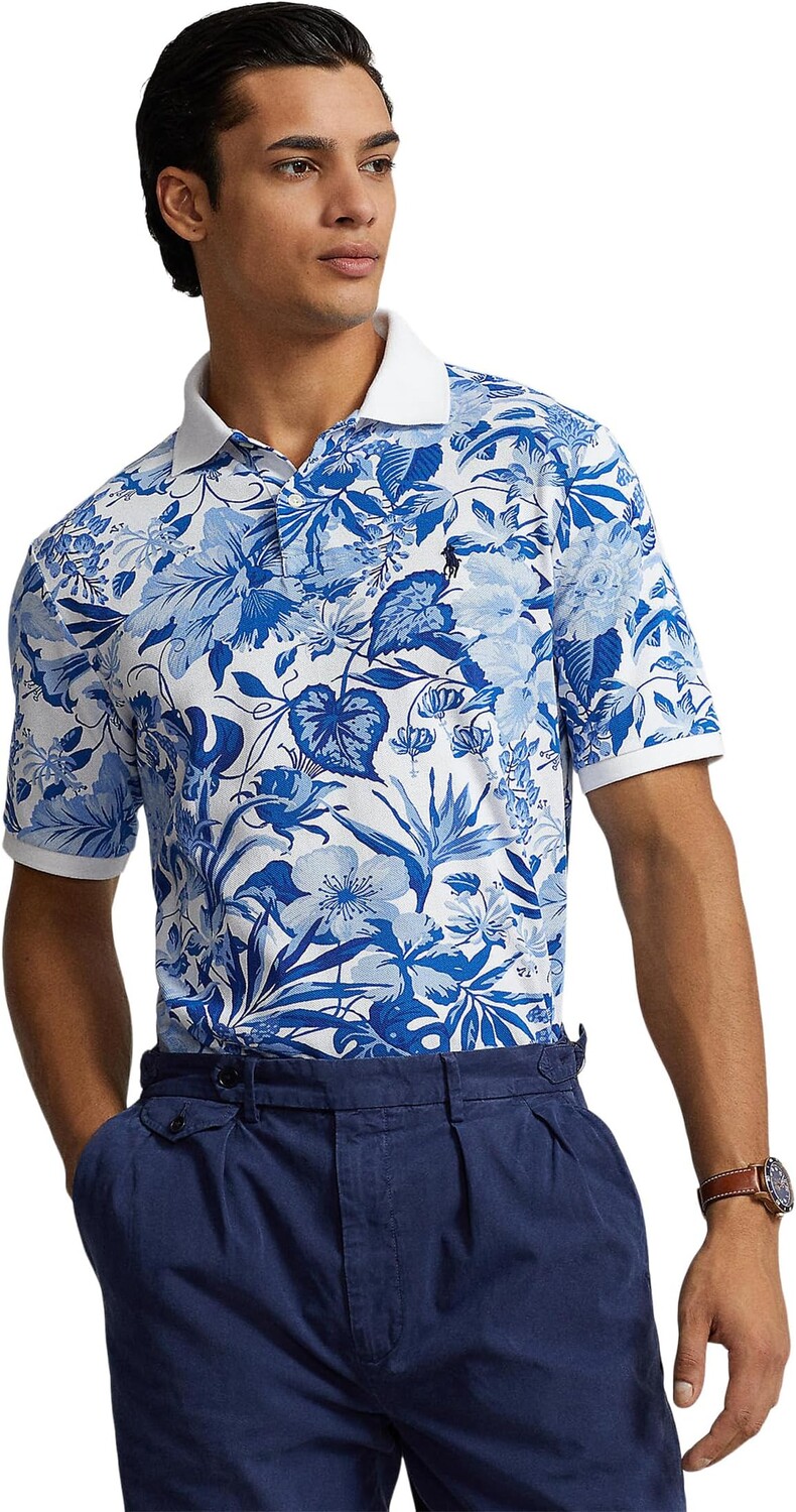 Рубашка-поло Classic Fit Floral Print Mesh Polo Short Sleeve Shirt Polo Ralph Lauren, цвет Jardin Floral/White
Рубашка-поло Classic Fit Floral Print Mesh Polo Short Sleeve Shirt Polo Ralph Lauren, цвет Jardin Floral/White