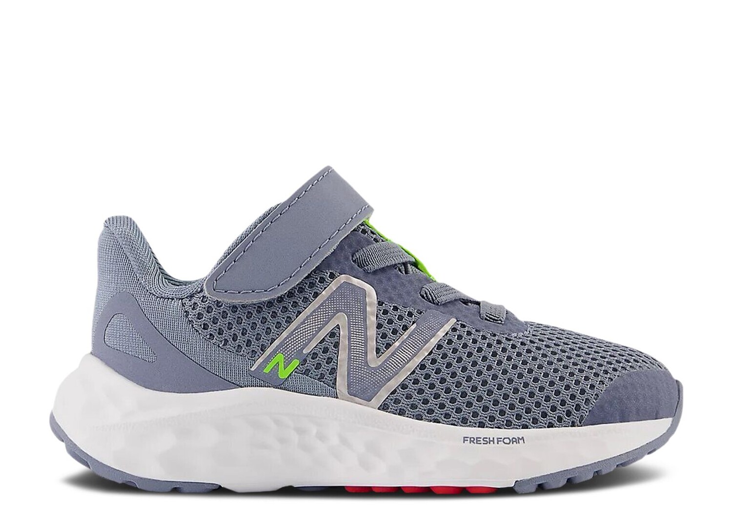 Кроссовки New Balance Fresh Foam Arishi V4 Bungee Lace Toddler Wide 'Arctic Grey Pixel Green', серый
Кроссовки New Balance Fresh Foam Arishi V4 Bungee Lace Toddler Wide 'Arctic Grey Pixel Green', серый
