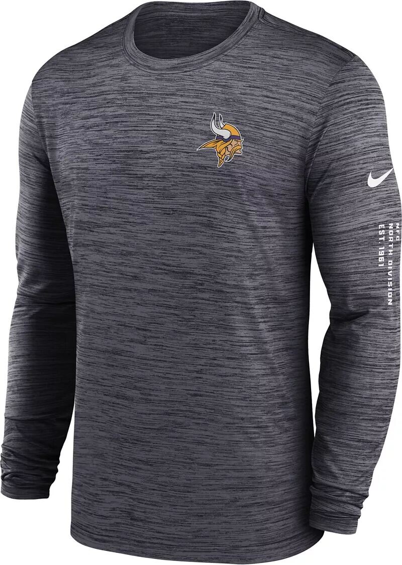 Мужская футболка Nike Minnesota Vikings Sideline Alt Black Velocity с длинным рукавом
Мужская футболка Nike Minnesota Vikings Sideline Alt Black Velocity с длинным рукавом