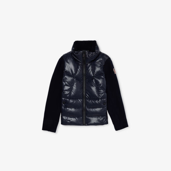 Утепленный кардиган из эластичной ткани с высоким воротом 4-14 лет Moncler, синий
Утепленный кардиган из эластичной ткани с высоким воротом 4-14 лет Moncler, синий