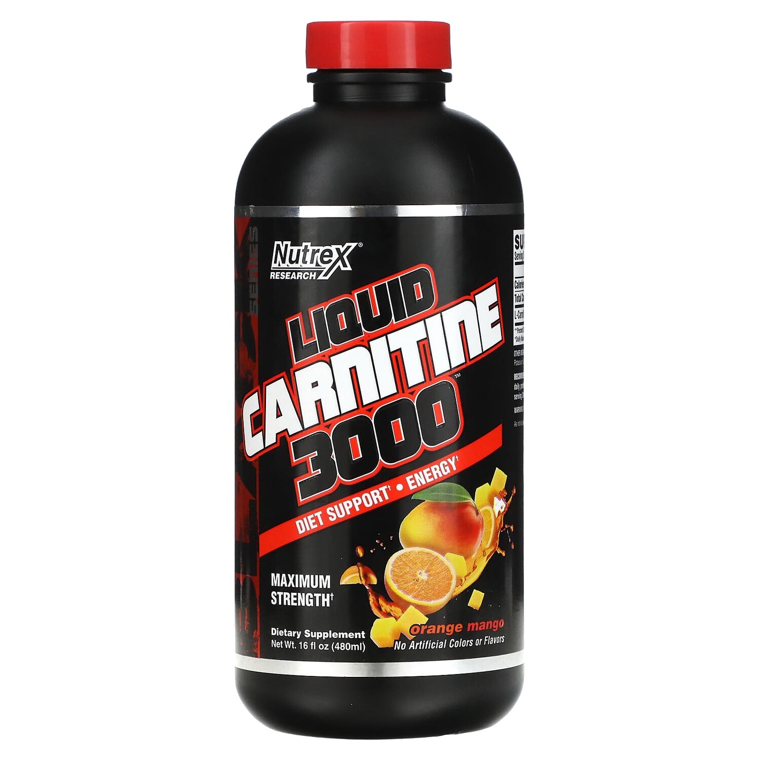 Liquid Carnitine 3000, апельсин и манго, 480 мл (16 жидк. унций), Nutrex Research
Liquid Carnitine 3000, апельсин и манго, 480 мл (16 жидк. унций), Nutrex Research