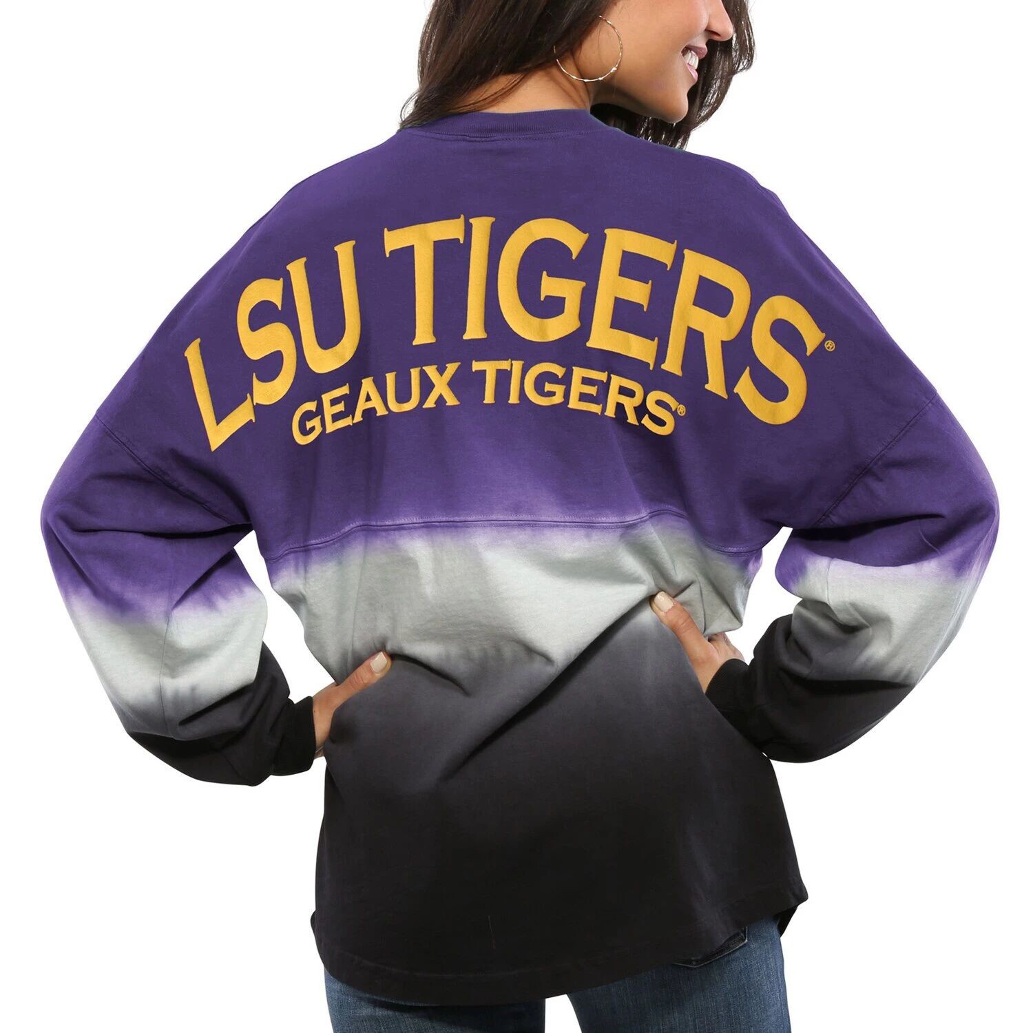 Женский фиолетовый трикотаж LSU Tigers с длинными рукавами и омбре, окрашенный погружением в духу
Женский фиолетовый трикотаж LSU Tigers с длинными рукавами и омбре, окрашенный погружением в духу