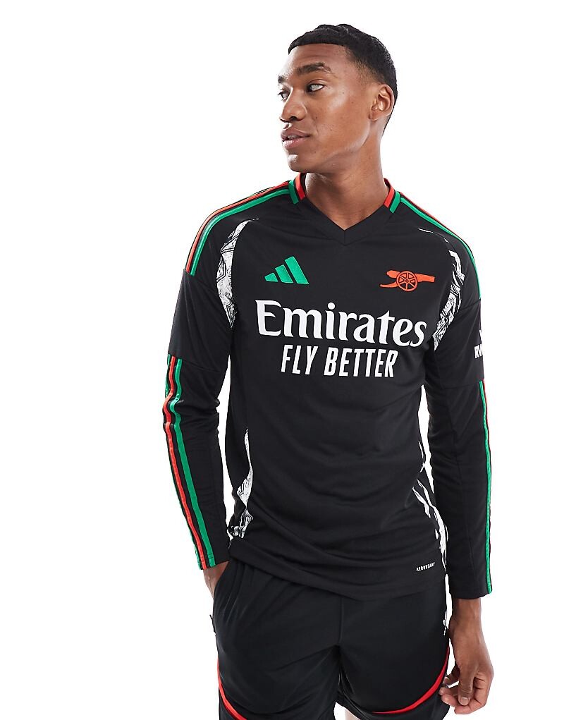 adidas Performance – Arsenal 2024/25 – Черная футбольная футболка с длинными рукавами
adidas Performance – Arsenal 2024/25 – Черная футбольная футболка с длинными рукавами