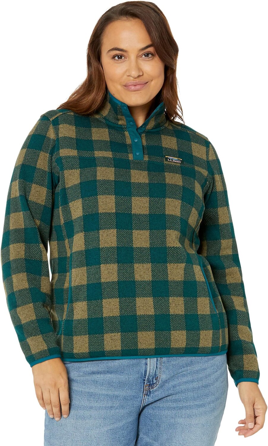 Куртка Sweater Fleece Pullover Print L.L.Bean, цвет Eucalyptus/Spruce Buffalo Plaid
Куртка Sweater Fleece Pullover Print L.L.Bean, цвет Eucalyptus/Spruce Buffalo Plaid