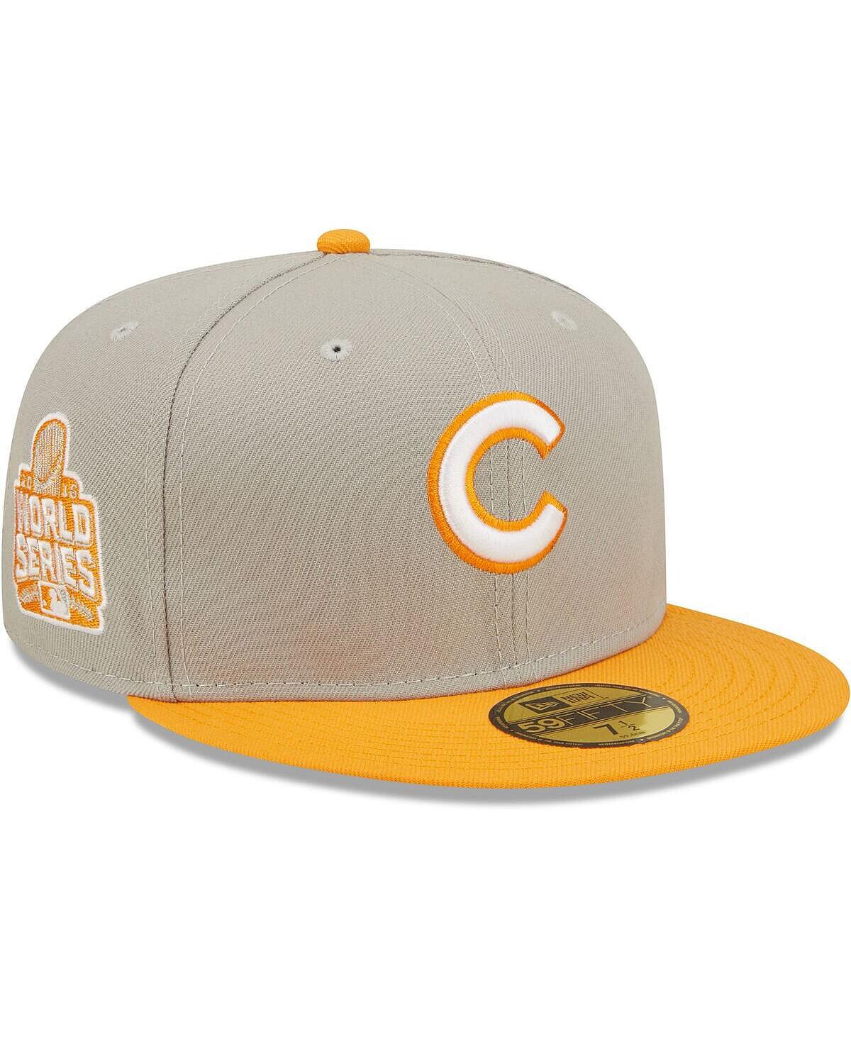 Мужская серо-оранжевая шляпа-комбинезон Chicago Cubs 2016 World Series Cooperstown Collection 59FIFTY. New Era
Мужская серо-оранжевая шляпа-комбинезон Chicago Cubs 2016 World Series Cooperstown Collection 59FIFTY. New Era