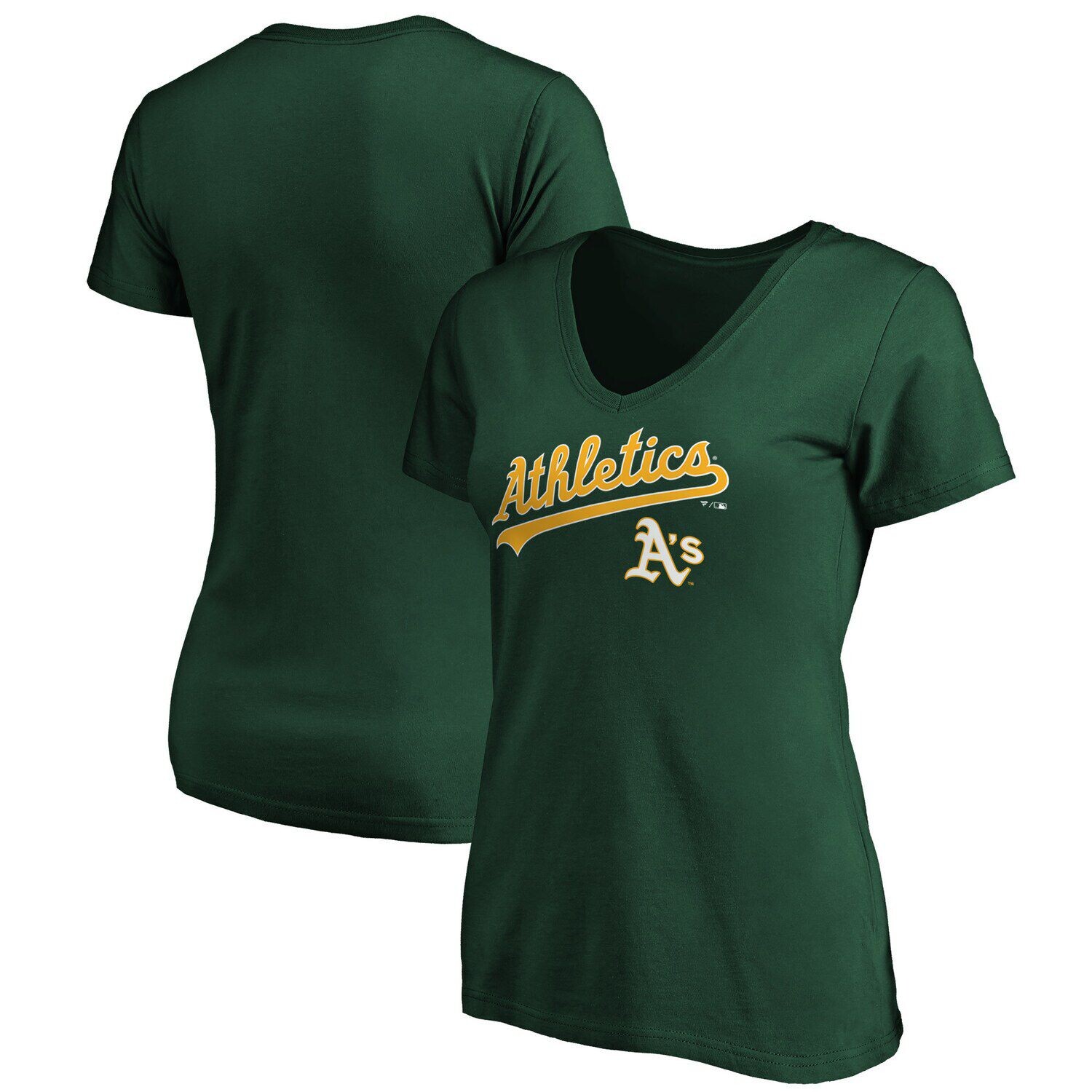 Зеленая женская футболка Fanatics с логотипом команды Oakland Athletics Team и V-образным вырезом Fanatics, Зеленый
Зеленая женская футболка Fanatics с логотипом команды Oakland Athletics Team и V-образным вырезом Fanatics, Зеленый