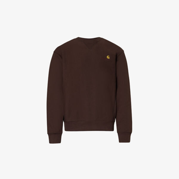 Толстовка из смесового хлопка с вышитым логотипом american script Carhartt Wip, цвет tobacco
Толстовка из смесового хлопка с вышитым логотипом american script Carhartt Wip, цвет tobacco