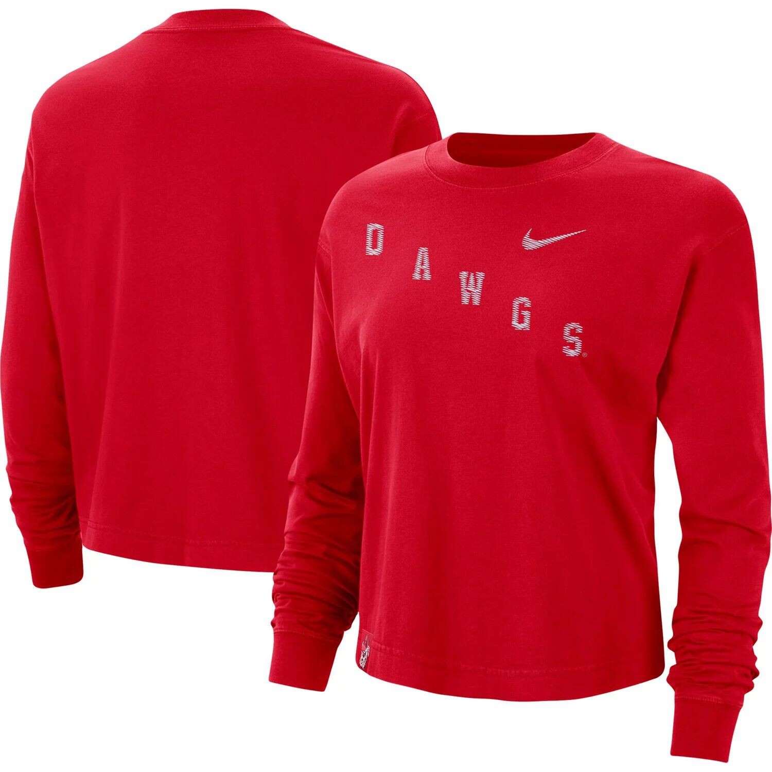 Женская футболка свободного кроя с длинными рукавами Nike Red Georgia Bulldogs Nike
Женская футболка свободного кроя с длинными рукавами Nike Red Georgia Bulldogs Nike