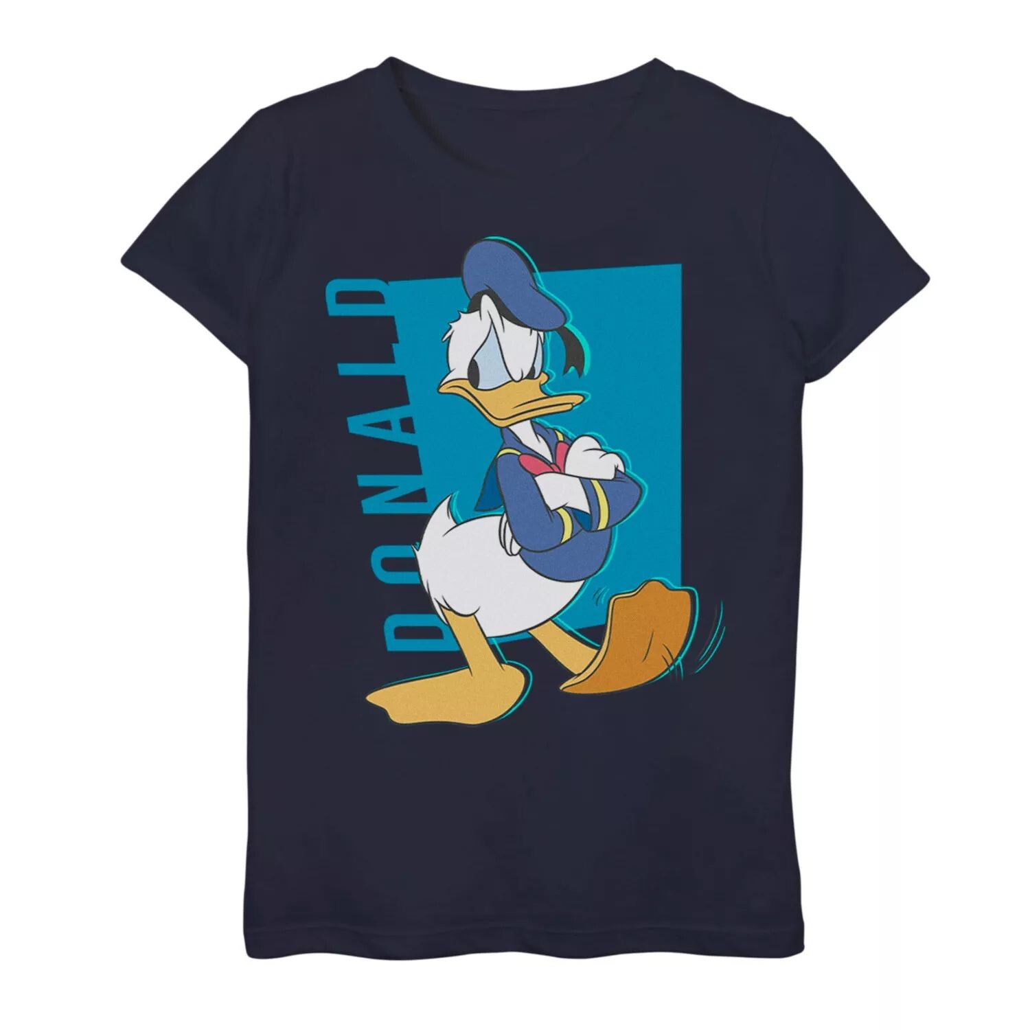 Футболка Disney's Donald Duck для девочек 7–16 лет с портретом в стиле поп-арт с рисунком Moody Disney
Футболка Disney's Donald Duck для девочек 7–16 лет с портретом в стиле поп-арт с рисунком Moody Disney