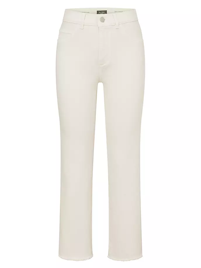 Прямые винтажные джинсы до щиколотки с высокой посадкой Patti Dl1961 Premium Denim, экрю
Прямые винтажные джинсы до щиколотки с высокой посадкой Patti Dl1961 Premium Denim, экрю
