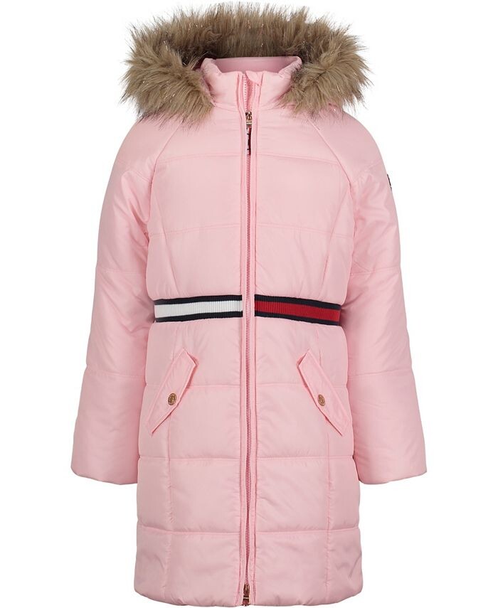 Удлиненная фирменная куртка-пуховик для маленьких девочек Tommy Hilfiger, красный
Удлиненная фирменная куртка-пуховик для маленьких девочек Tommy Hilfiger, красный