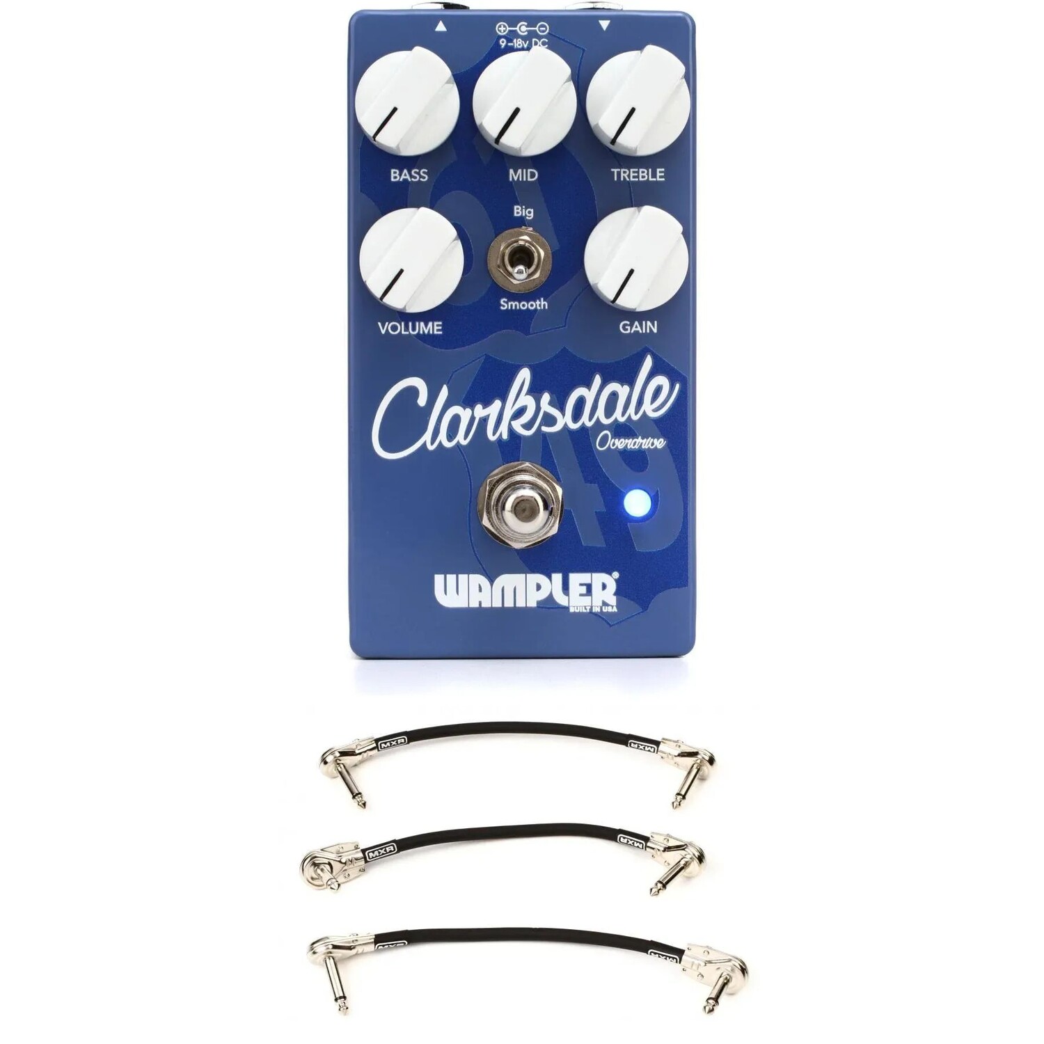 Педаль Overdrive Wampler Clarksdale V2 Delta с комплектом из 3 соединительных кабелей
Педаль Overdrive Wampler Clarksdale V2 Delta с комплектом из 3 соединительных кабелей