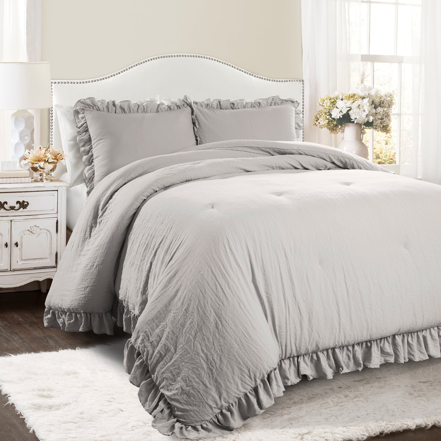Одеяло Reyna, белый комплект из 3 предметов King Lush Decor, цвет Light Gray
Одеяло Reyna, белый комплект из 3 предметов King Lush Decor, цвет Light Gray